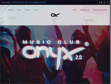 Tablet Screenshot of onyxclub.pl